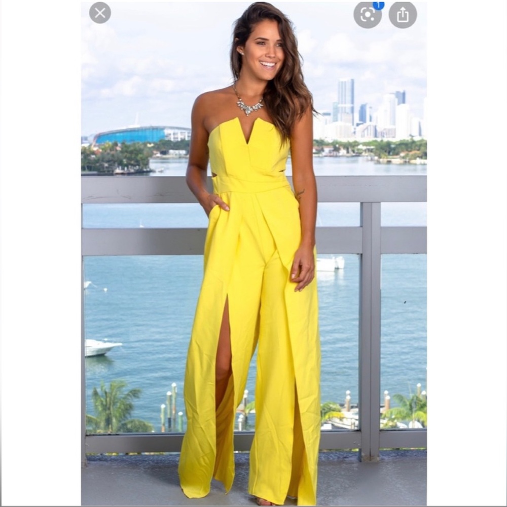 Neon Yellow Jumpsuit